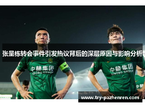 张呈栋转会事件引发热议背后的深层原因与影响分析