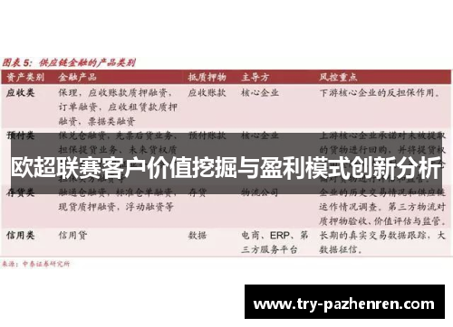 欧超联赛客户价值挖掘与盈利模式创新分析